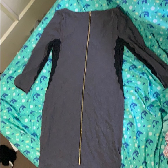 Victoria’s Secret Lacie Dress Large Grey/Black - Picture 2 of 8